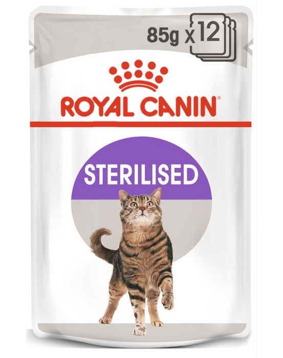 Hrana umeda Royal Canin Sterilised Cat Pouch 12x85g
